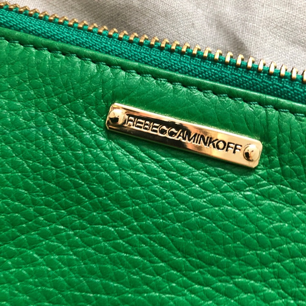 BRAND NEW Rebecca Minkoff Green Clutch